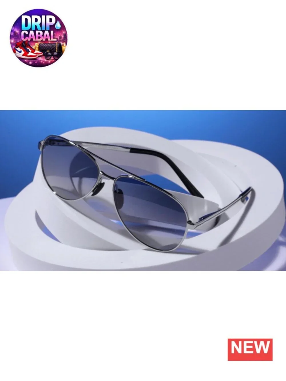 Polarized Aviator Sunglasses for Men Women UV400 Driving Glasses with Leather